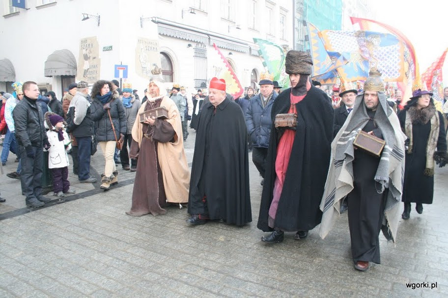 Orszak Trzech Króli w Krakowie, fot. Onet.pl /Jędrzej Trzciński