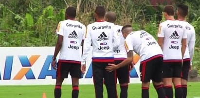 Piłkarze Flamengo sparodiowali seksskandal z Copa America! WIDEO