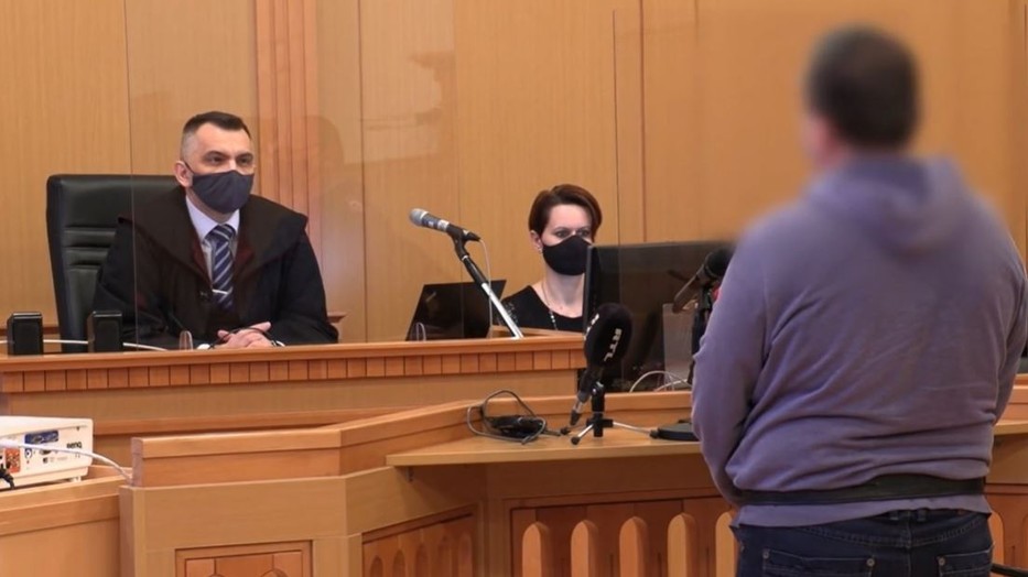 A férfi bocsánatot kért a bíróságon /Fotó: TV2