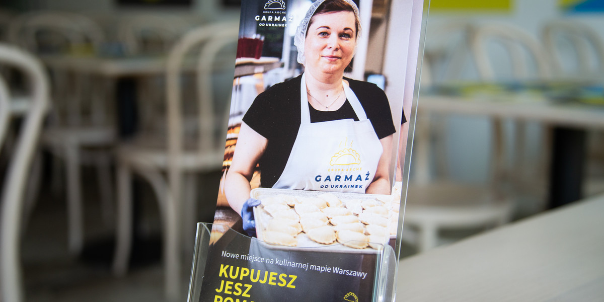 "Garmaż od Ukrainek" - restauracja Arche na Pradze, w której pracują uchodźcy