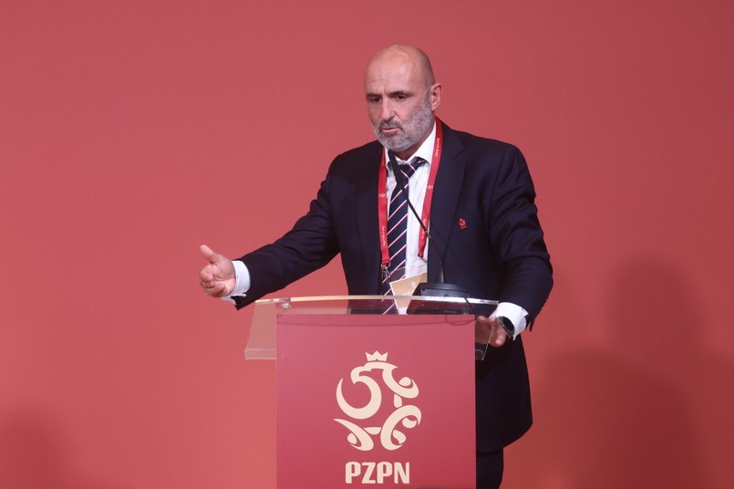 Selekcjoner piłkarskiej reprezentacji Polski Michał Probierz