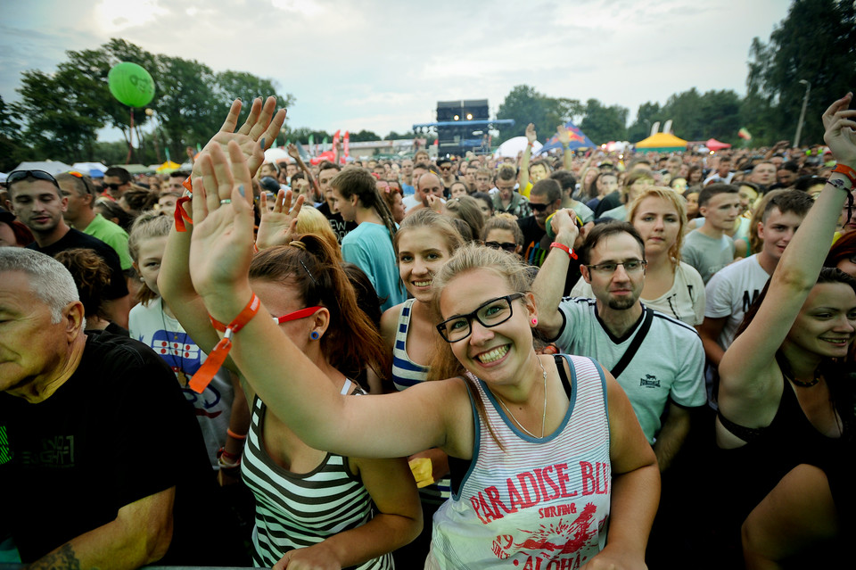 Publiczność na Ostróda Reggae Festival 2013 - dzień pierwszy