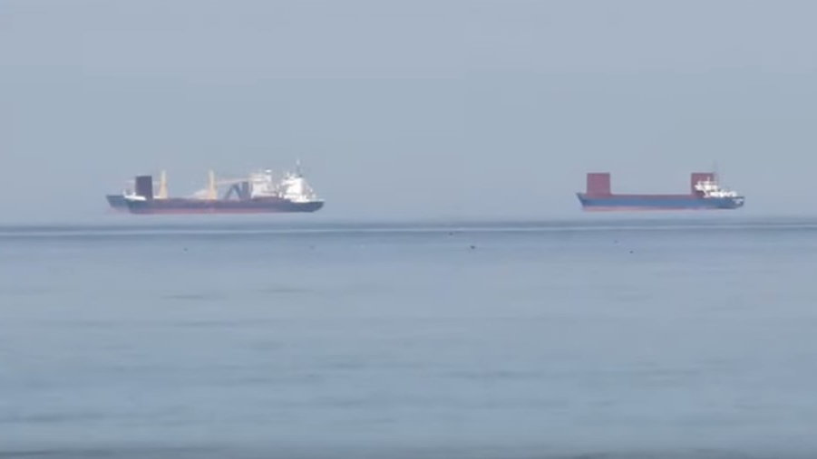 Lewitujące statki? Zaskakujące wideo z Zatoki Gdańskiej 