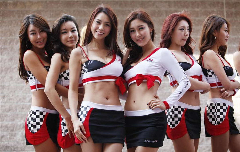 Piękności na F1 w Korei!