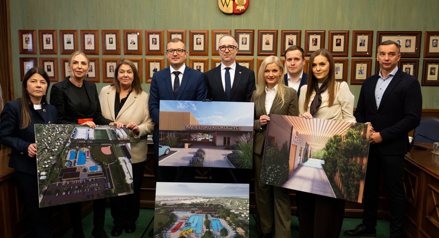 Odkryte baseny pływackie i rekreacyjne, zjeżdżalnie, wodny plac zabaw, orlik, boisko do softballu, całoroczne zaplecze z siłownią, salą fitness, fizjoterapią oraz saunarium, wreszcie zieleń. Czy to wszystko powstanie na Kłokoczycach?