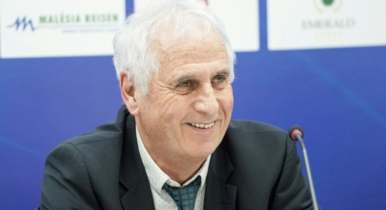 Kosovo coach Bernard Challandes' (pictured March 2018) team, who were only given UEFA membership in 2016, sit top in Group D3 and will secure promotion and a play-off place if they can avoid a home defeat against Azerbaijan in their final game