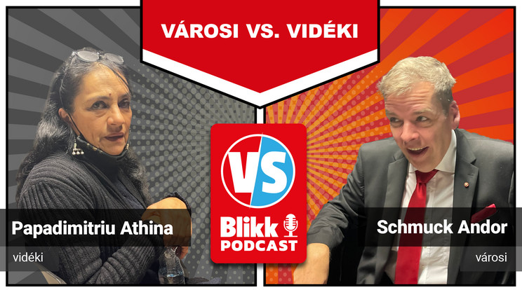 Schmuck Andor és Papadimitriu Athina - város vs. vidék (Fotó: Blikk)