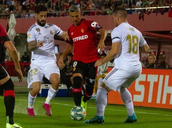 Luka Jović na meču Majorka - Real Madrid