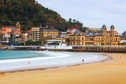 Plaża La Concha w
San Sebastian (Hiszpania)