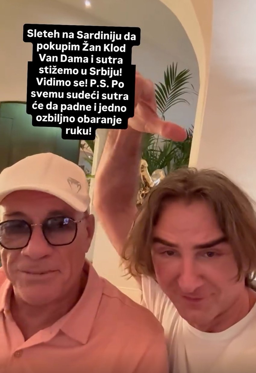 Željko Mitrović i  Žan Klod Van Dam