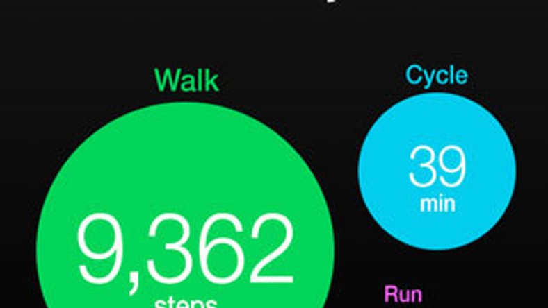 Aplikacja zdrowie krokomierz