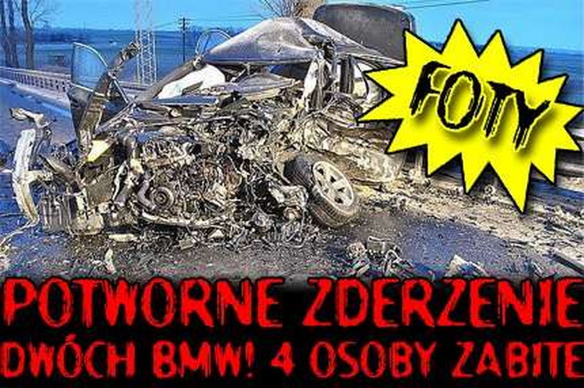 Potworne zderzenie dwóch BMW! 4 osoby zabite. FOTY