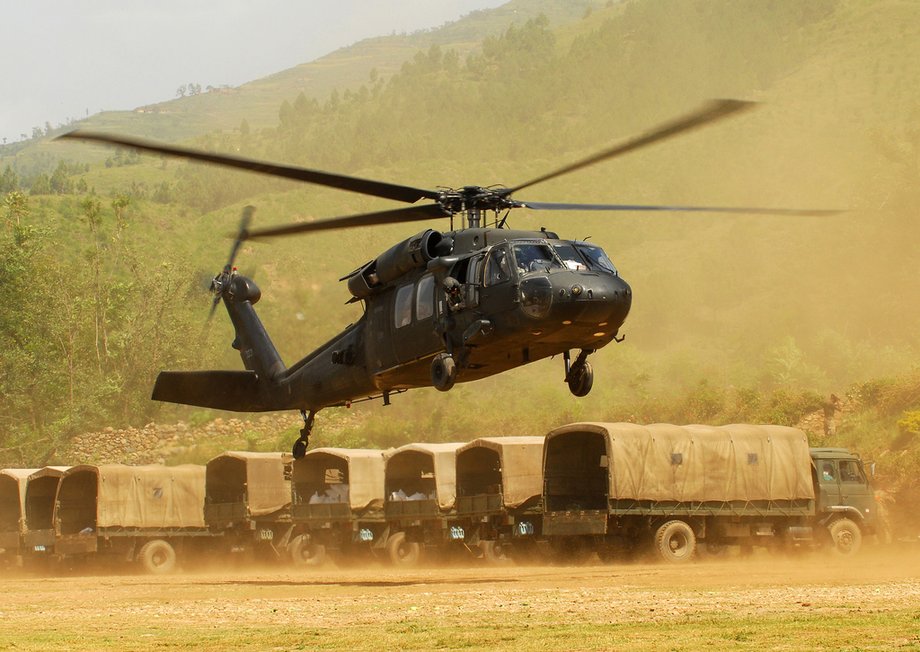 Helikopter Black Hawk w Pakistanie