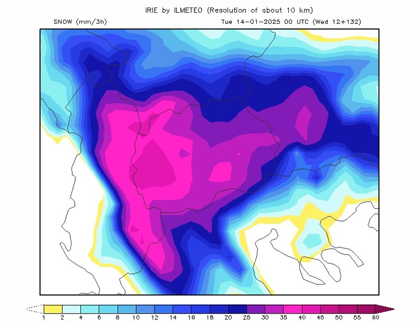 Najviše snega pašće u Makedoniji, Crnoj Gori i u južnom delu Srbije