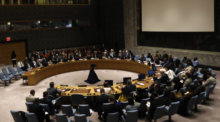 Újabb ülést tartott szerdán az ENSZ: A Közgyűlés egyértelműen elítélték Oroszországot az ukrajnai régiók egyoldalú elcsatolása miatt. / Fotó: MTI/EPA/Peter Foley