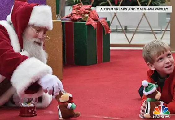 Święty Mikołaj do chłopca z autyzmem: "przez to, jaki jesteś, nie trafisz na listę niegrzecznych dzieci"