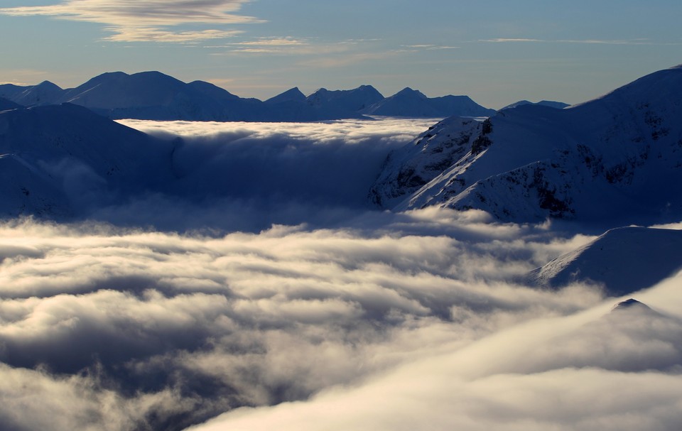 Zimowe Tatry zapierają dech w piersiach