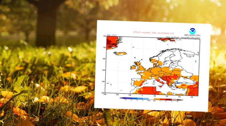 Przed nami jeszcze wiele przyjemnych dni w pogodzie (mapa: NOAA)