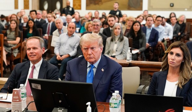 Donald Tramp na sudu u Njujorku