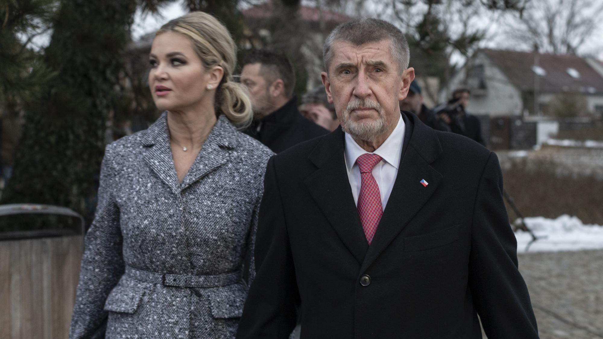 Andrej Babiš a jeho manželka Monika.