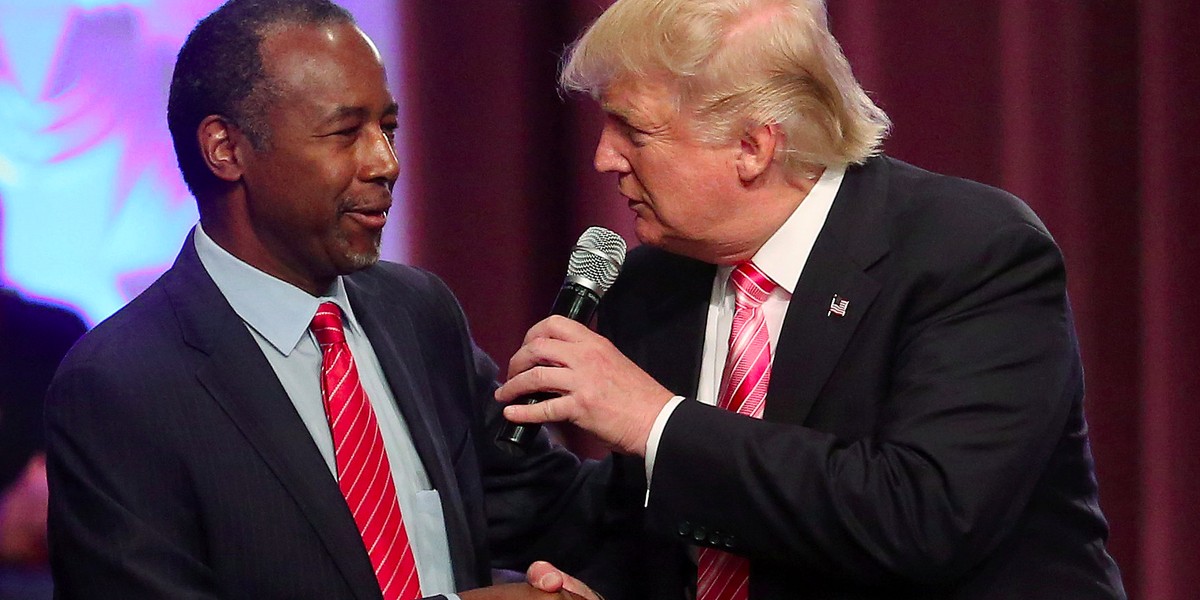 Trump nominates Ben Carson for secretary of housing and urban development