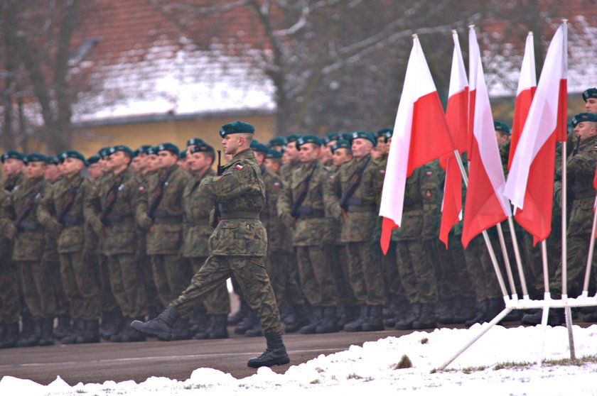 Przysięga żołnierska w Poznaniu