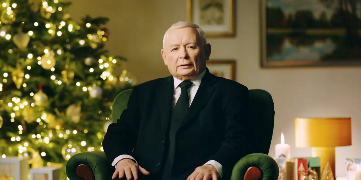 Jarosław Kaczyński złożył Polakom życzenia świąteczne. 