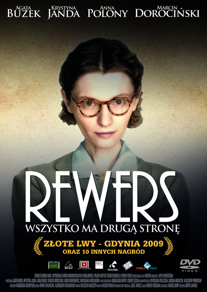Okładka wydania DVD filmu "Rewers"
