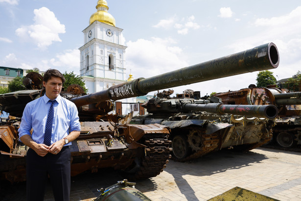 Justin Trudeau z wizytą w Kijowie