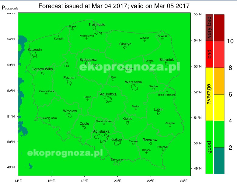 Ekoprognoza na 5 marca