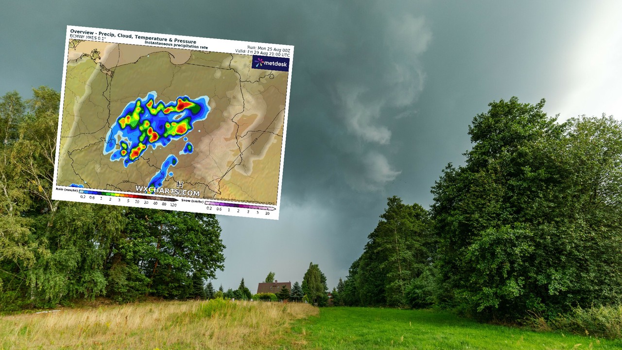 Przed nami niespokojny czas w pogodzie. Przez Polskę przetoczą się nawałnice