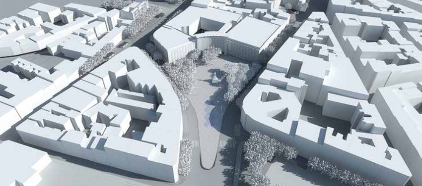 Pogled na trg sa visine