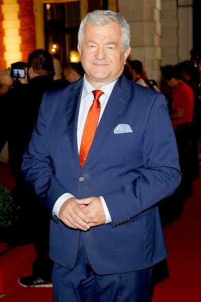 Jarosław Gugała na konferencji ramówkowej Polsatu (2017 r.)