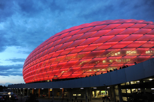 Stadion Bayernu Allianz Arena w Monachium, Fot. Tobias Hase, Dostawca: PAP/DPA.