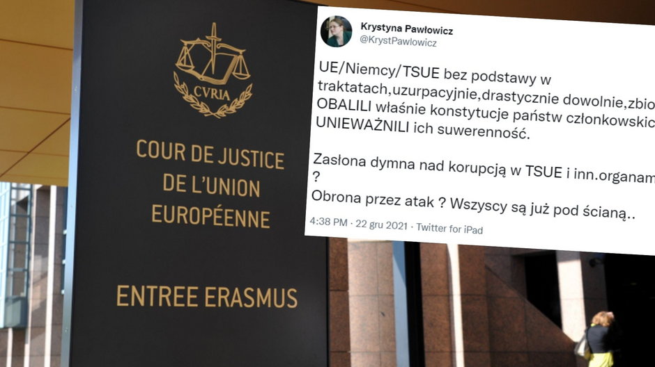 Wyrok TSUE. Pawłowicz komentuje: obalili konstytucje państw członkowskich