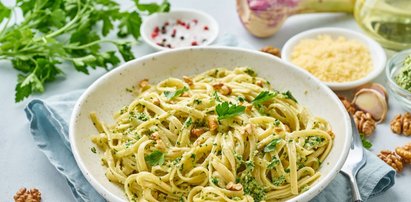 Aromatyczne i sycące spaghetti z orzechami włoskimi – doskonałe na szybki obiad