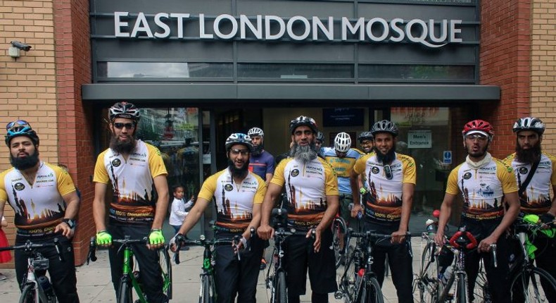 These incredible men are riding to Saudi Arabia