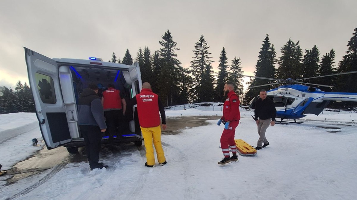 Akcija spasavanja povređenog skijaša na Kopaoniku
