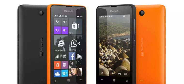 Microsoft prezentuje Lumię 430 Dual SIM