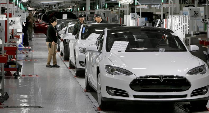 Tesla is raising pay for workers in its Nevada factory.San Francisco Chronicle/Hearst Newspapers via Getty Images