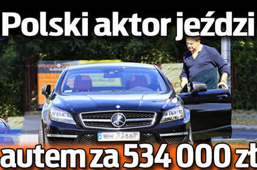 Polski aktor jeździ autem za 534 000 zł!