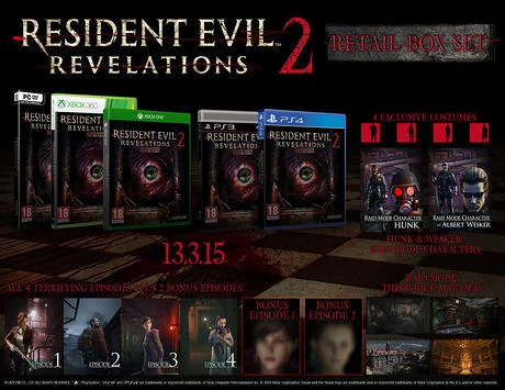 Resident Evil: Revelations 2 - Edycja Specjalna, pudełkowa