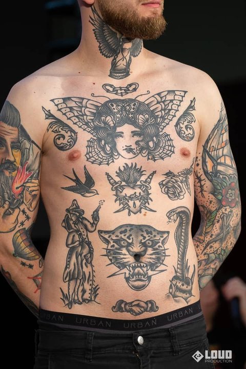 Nagrodzone tatuaże podczas Wrocław Tattoo Show 2022