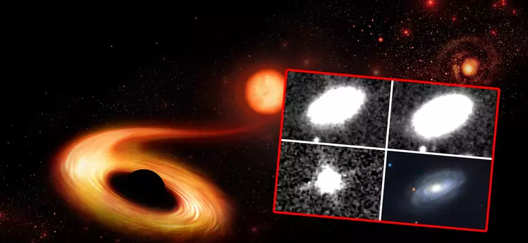 Astronomowie wykryli najbliższą Ziemi czarną dziurę pożerającą gwiazdę