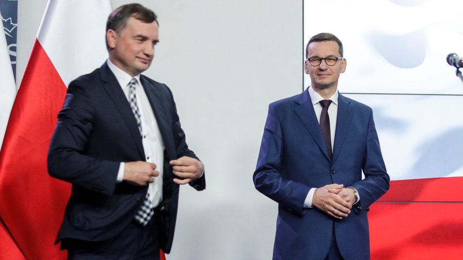 Zbigniew Ziobro i Mateusz Morawiecki