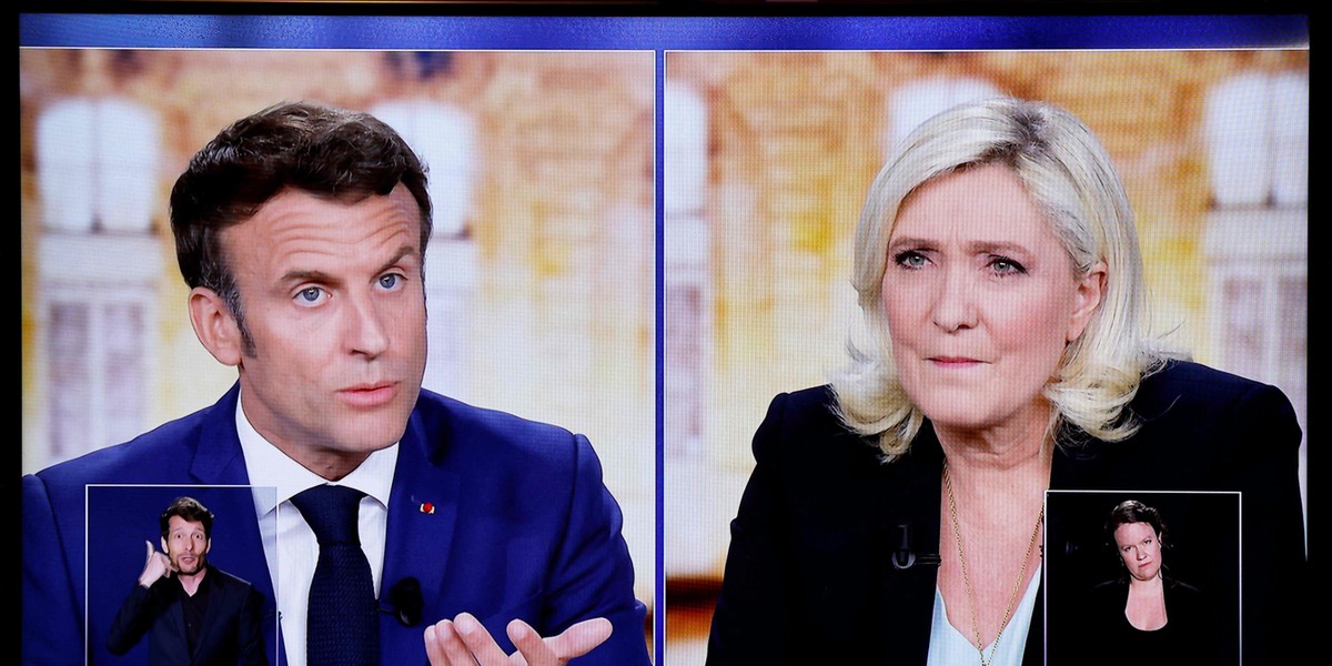 Emmanuel Macron i Marine Le Pen po debacie. Kto ją wygrał? 