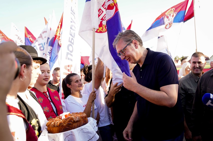 Aleksandar Vučić u Belegišu