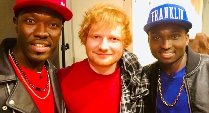 Reggie n Bollie with Ed Sheeran