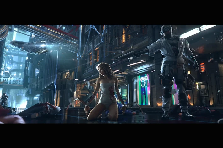 Teaser gry "Cyberpunk 2077"