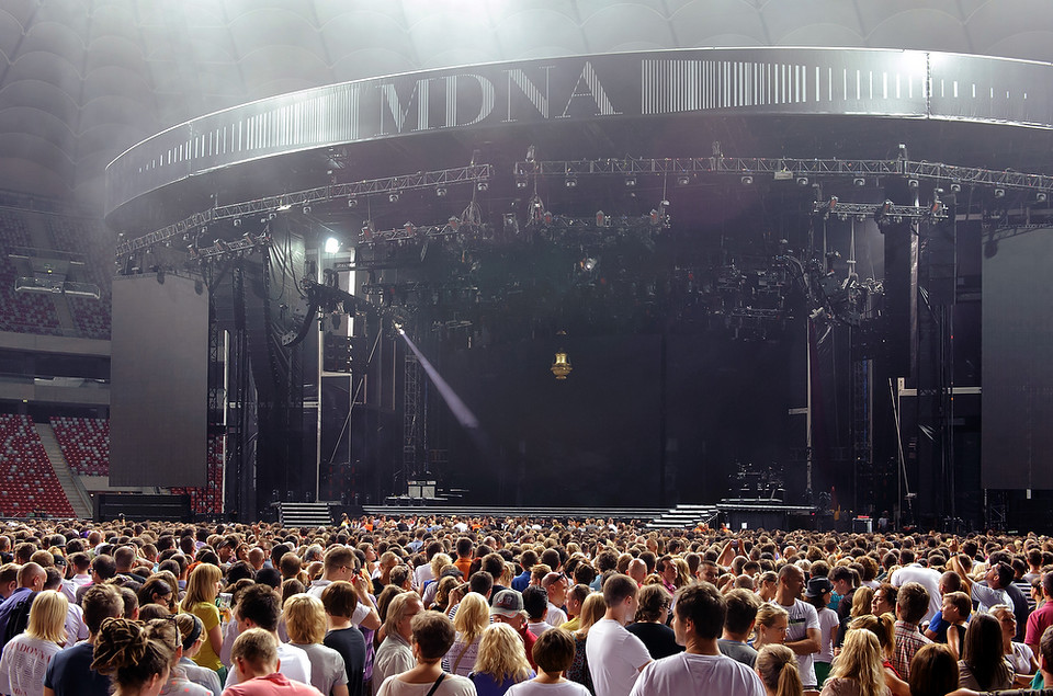 Koncert Madonny na Stadionie Narodowym w Warszawie (fot. Darek Kawka/Onet)